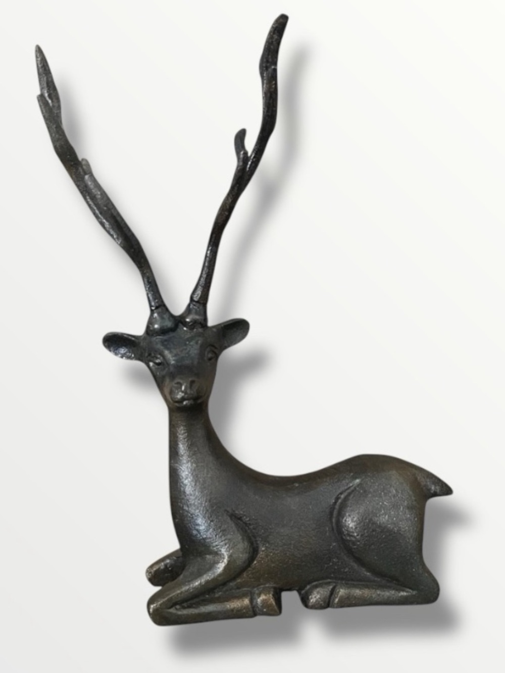 World Market Deer Antler Metal Jewelry Stand Holder